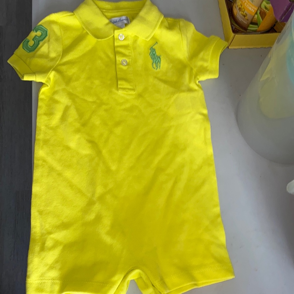 Baby 6 months polo jumpsuit